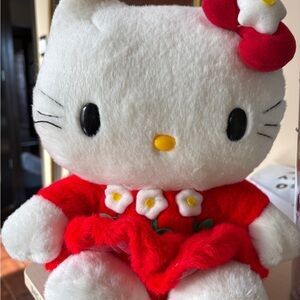Hello Kitty Red and White Stuffed Animal